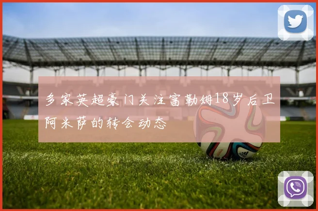多家英超豪门关注富勒姆18岁后卫阿米萨的转会动态